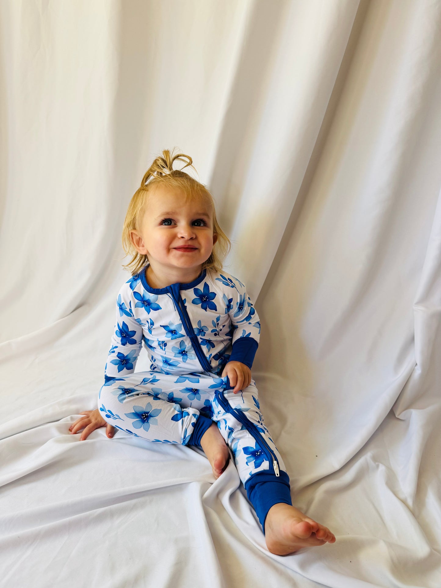 Blue Bloom Footies