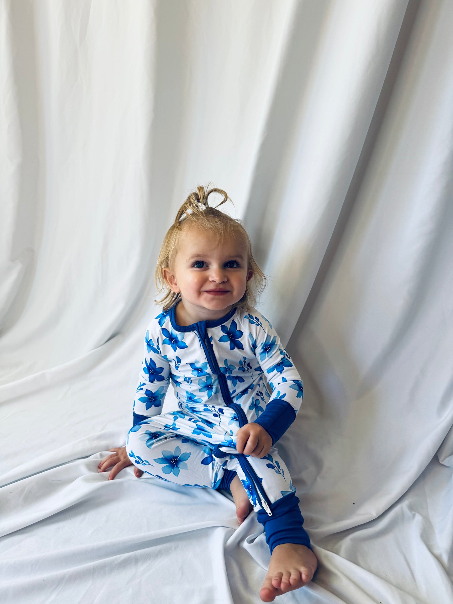 Blue Bloom Footies