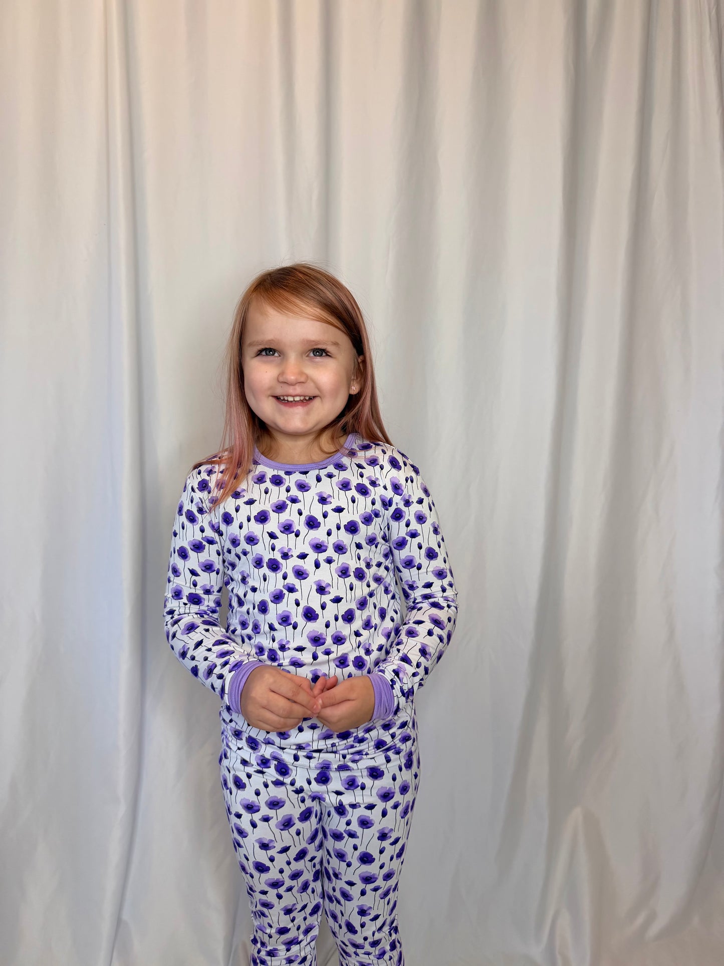 Purple Poppy Two Piece