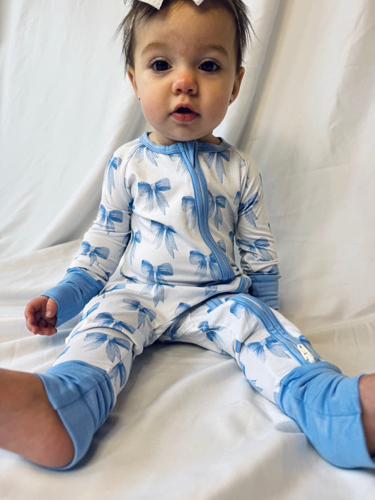Little Lady Blue Footies